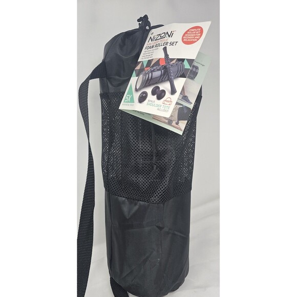 Nizoni 5-in-1 Deep Tissue Foam Roller Set W/Shoulder Tote Bag Brand New - Picture 1 of 6